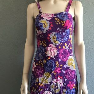 Purple Floral Sundress